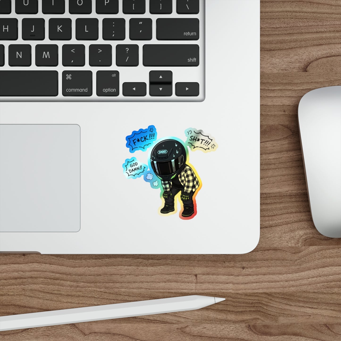 Out of Breath Phan Holographic Sticker