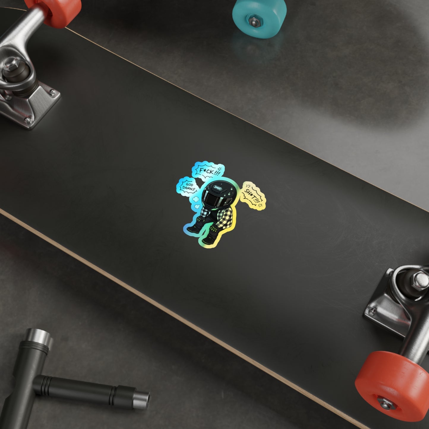 Out of Breath Phan Holographic Sticker